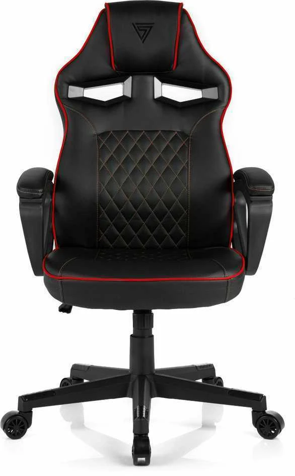 Žaidimų kėdė SENSE7 Knight, Raudona (odinė)