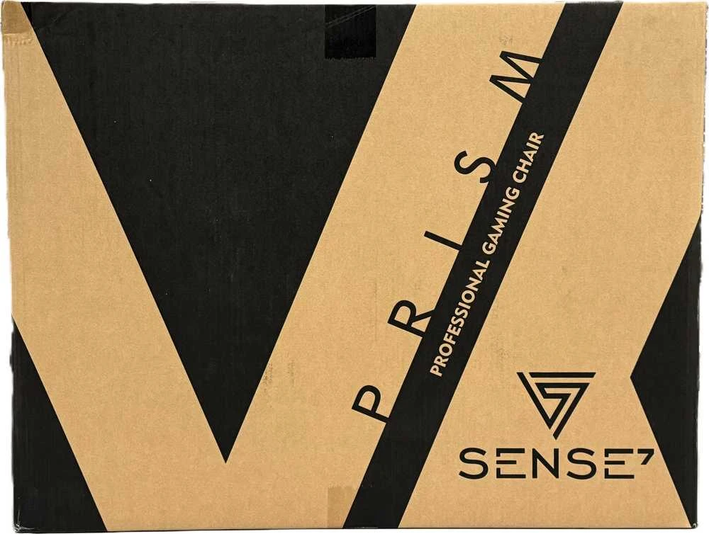 Žaidimų kėdė SENSE7 Prism, Juoda (odinė)