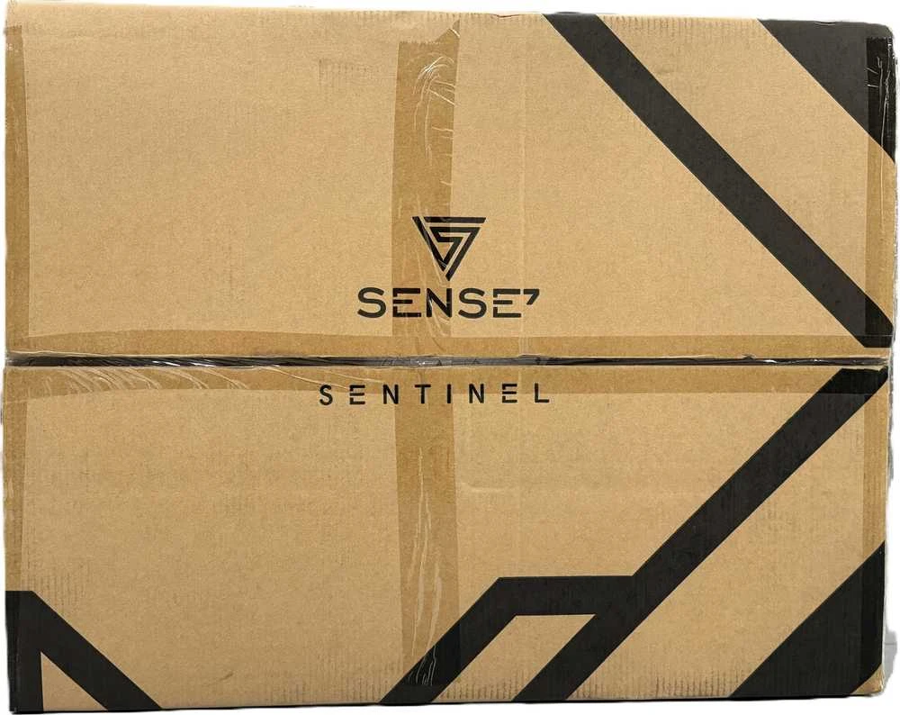 Žaidimų kėdė SENSE7 Sentinel, Juoda (medžiaginė)
