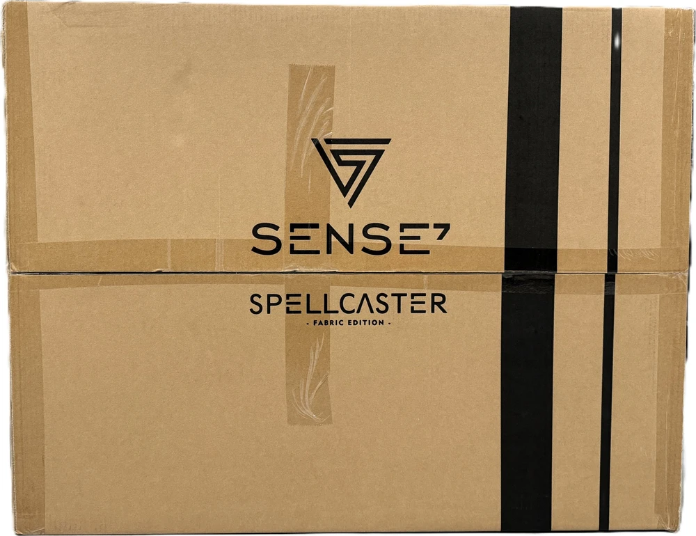 Žaidimų kėdė SENSE7 Spellcaster, Pilka (medžiaginė)
