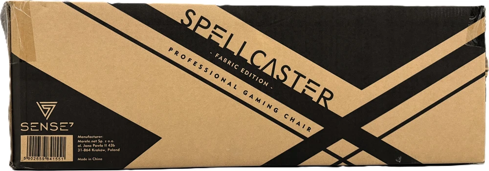 Žaidimų kėdė SENSE7 Spellcaster, Pilka (medžiaginė)