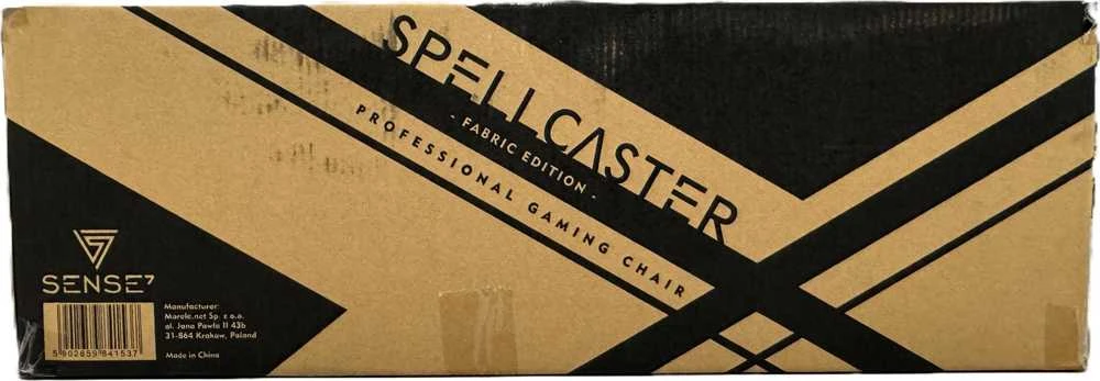 Žaidimų kėdė SENSE7 Spellcaster, Juoda (medžiaginė)