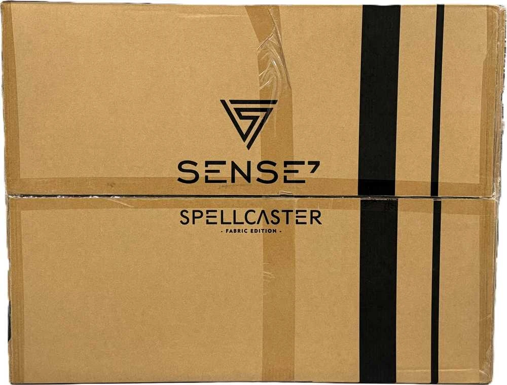 Žaidimų kėdė SENSE7 Spellcaster, Juoda (medžiaginė)