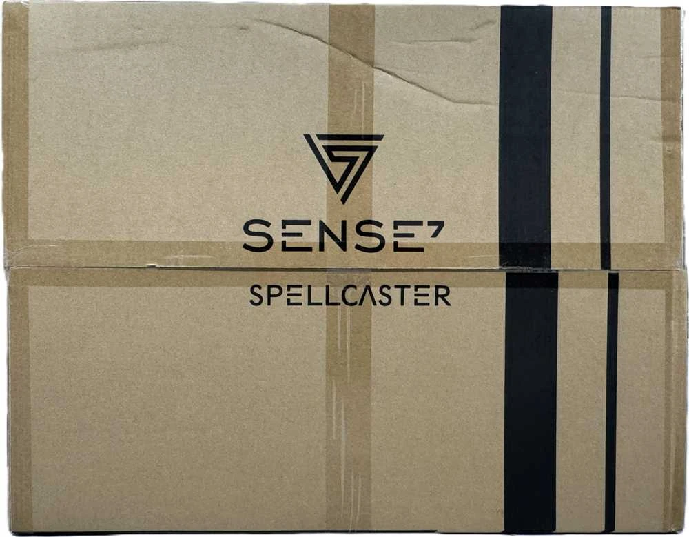 Žaidimų kėdė SENSE7 Spellcaster, Raudona (odinė)