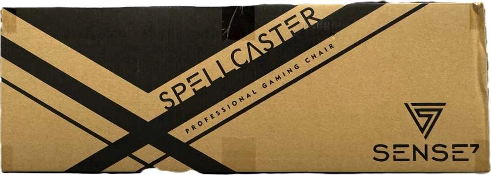 Žaidimų kėdė SENSE7 Spellcaster, Raudona (odinė)