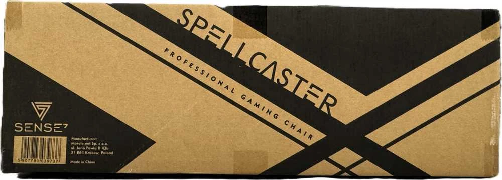 Žaidimų kėdė SENSE7 Spellcaster, Raudona (odinė)