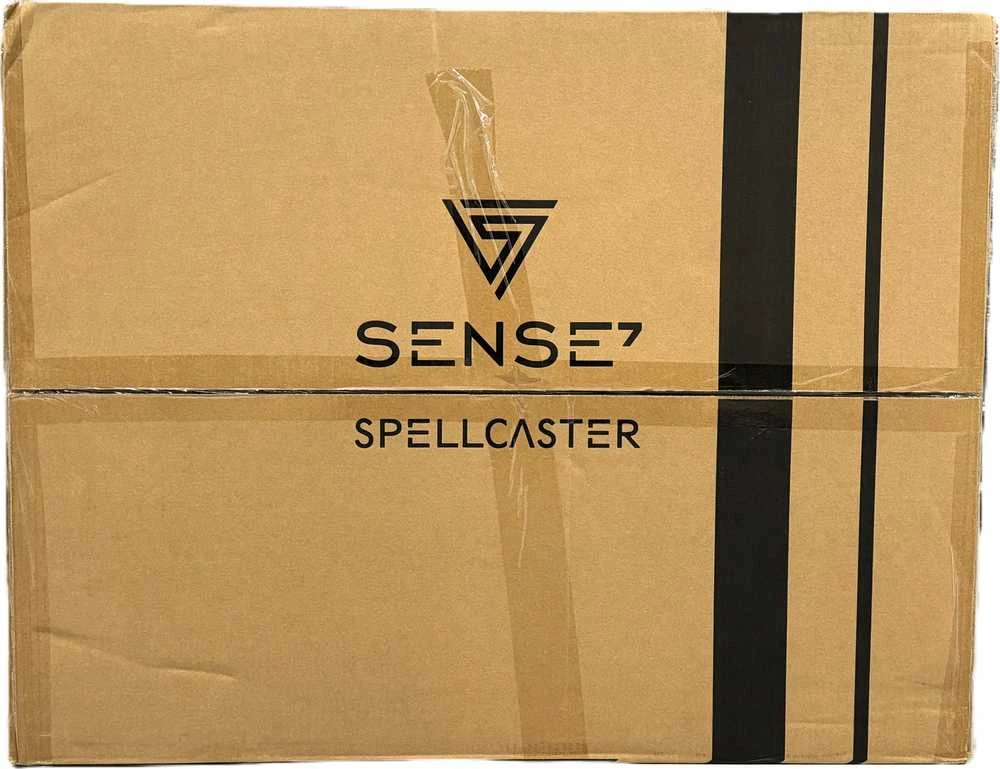Žaidimų kėdė SENSE7 Spellcaster, Pilka (odinė)