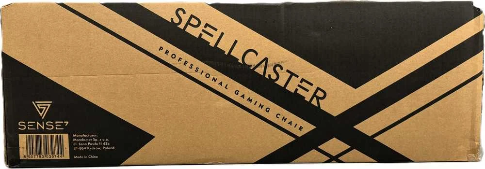 Žaidimų kėdė SENSE7 Spellcaster, Pilka (odinė)