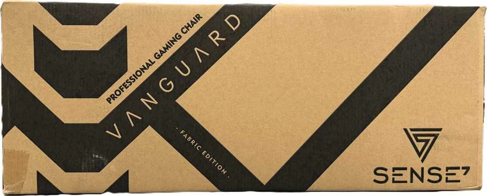 Žaidimų kėdė SENSE7 Vanguard, Juoda (medžiaginė)