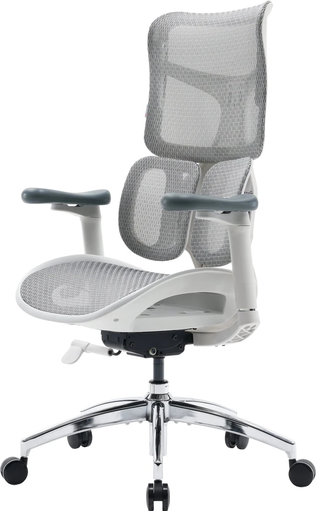 Sihoo DORO S100 Mesh fotel biurowy balta