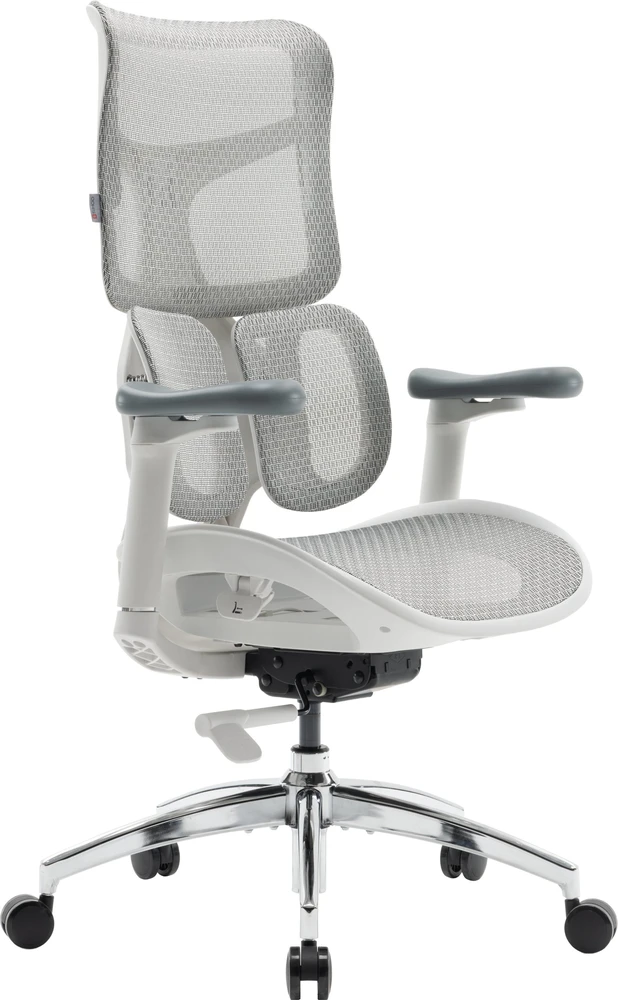 Sihoo DORO S100 Mesh fotel biurowy balta