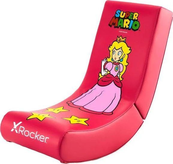 xRocker Žaidimų kėdė X Rocker Nintendo Video Rocker Super Mario ALL-STAR Collection Princess Peach Gaming Chair