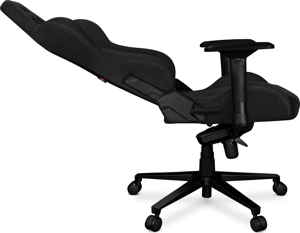 Žaidimų kėdė Yumisu 2050 Fabric Gaming Chair, Pilka-juoda