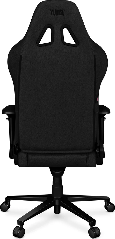 Žaidimų kėdė Yumisu 2050 Fabric Gaming Chair, Pilka-juoda