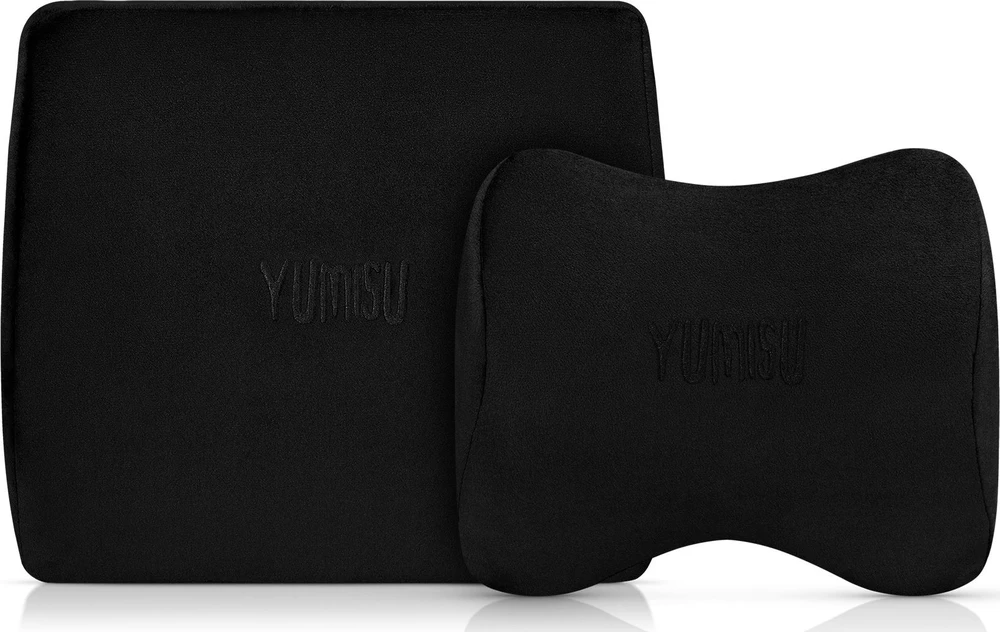 Žaidimų kėdė Yumisu 2050 Fabric Gaming Chair, Pilka-juoda