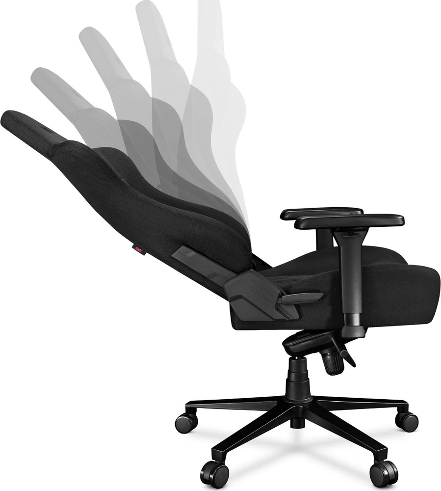 Žaidimų kėdė Yumisu 2052 Fabric Gaming Chair, Pilka