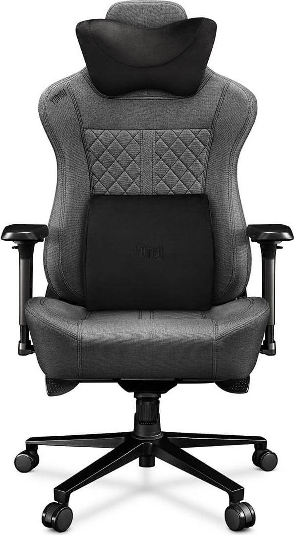 Žaidimų kėdė Yumisu 2052 Fabric Gaming Chair, Pilka