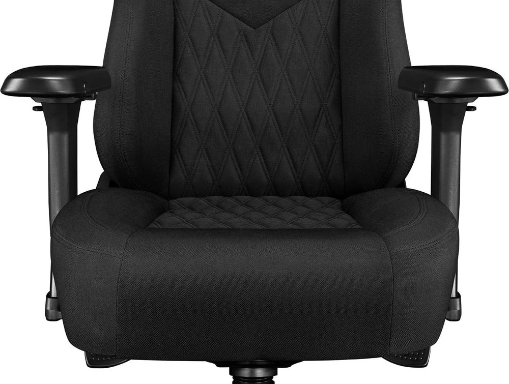 Žaidimų kėdė Yumisu 2053 Natural Leather Gaming Chair, Juoda