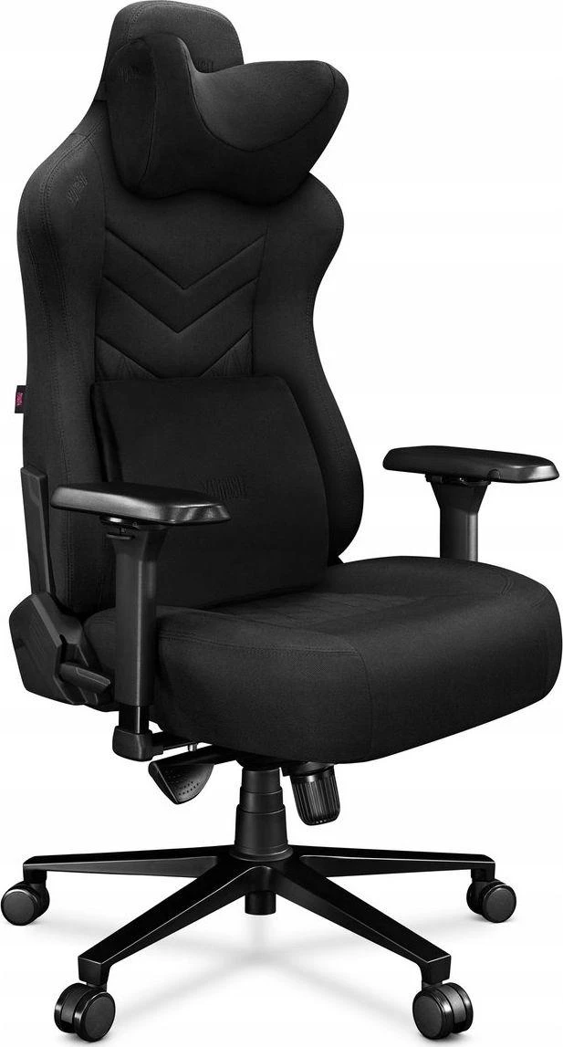 Žaidimų kėdė Yumisu 2053 Natural Leather Gaming Chair, Juoda