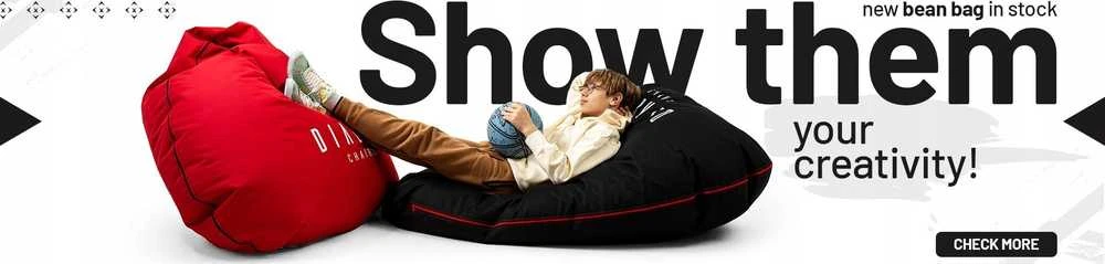 Diablo Chairs DIABLO gaming pouffe juodas