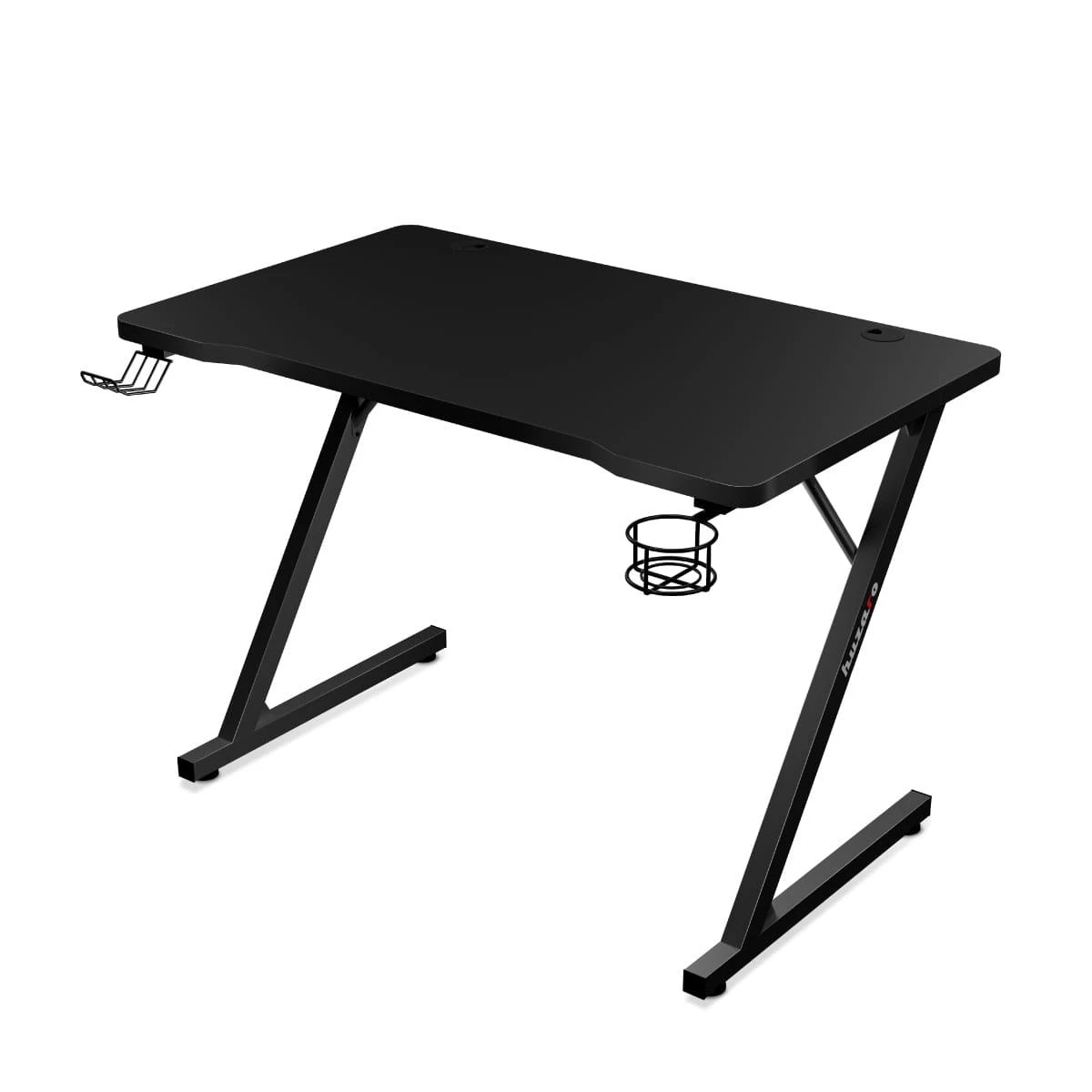 Žaidimų stalas Huzaro Hero 1.8 Gaming Desk, Juodos spalvos