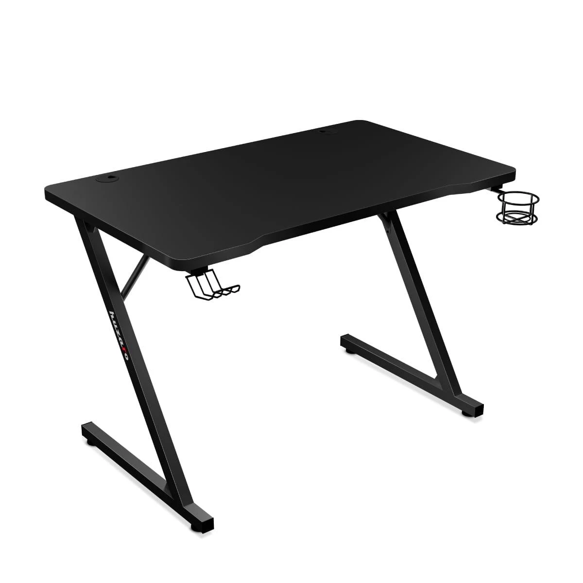 Žaidimų stalas Huzaro Hero 1.8 Gaming Desk, Juodos spalvos