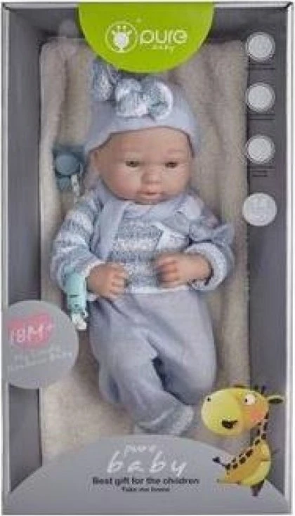None Lėlė kūdikis PURE BABY 611765W, 35,56 cm