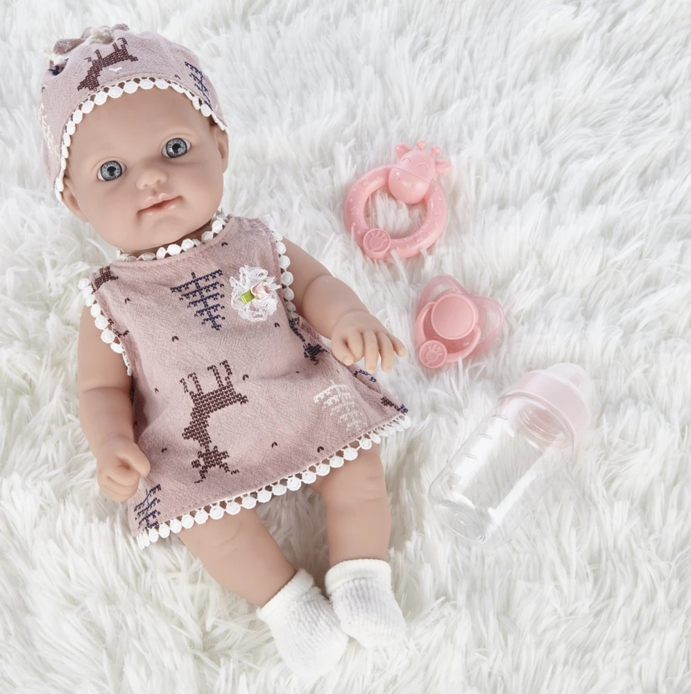 None Nežinomas Žaislinė lėlė kūdikis, su priedais, 30 cm, ZJA215301
