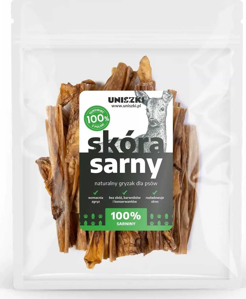UNISZKI Deer Skin - Treat for Dogs - 100g