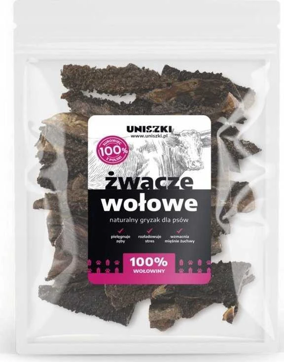 UNISZKI Beef tripe - dog treat - 500g