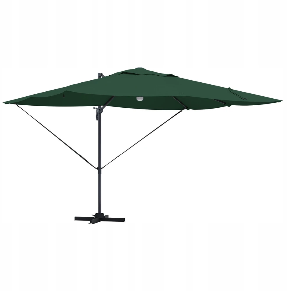 Skėtis nuo saulės Žalia 351 x 250 x 253 cm