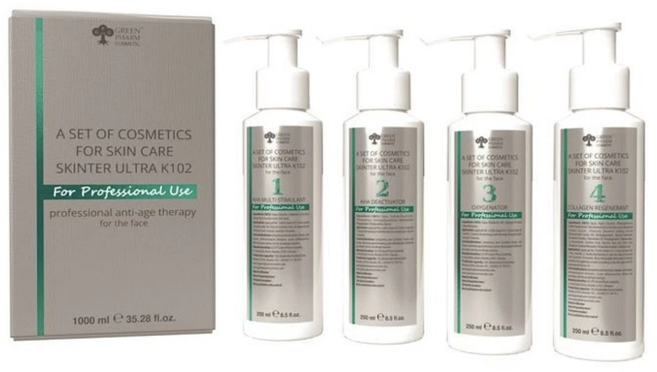 Green Pharm Cosmetic Žalias Pharm Cosmetic Skinter Ultra K102 odos priežiūros rinkinys 1000ml