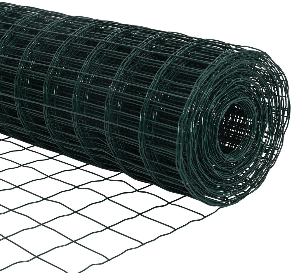 Euro tvora 0,4 x 25 m PVC padengta geležis Žalia