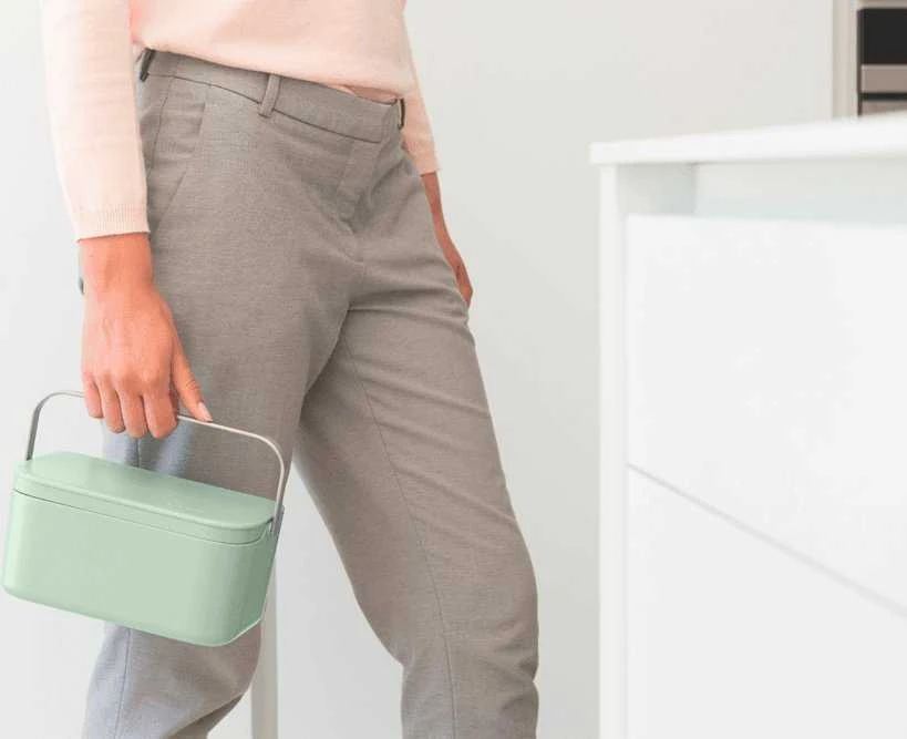 Brabantia ekologiškas kibiras Jade Žalias