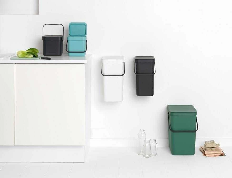 Šiukšliadėžė Brabantia do segregacji pilka (920023784)