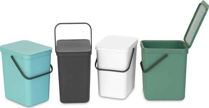 Šiukšliadėžė Brabantia do segregacji pilka (920023784)