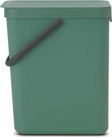 Brabantia „Sorti & Go“ konteineris, 25 l, eglės žalios spalvos