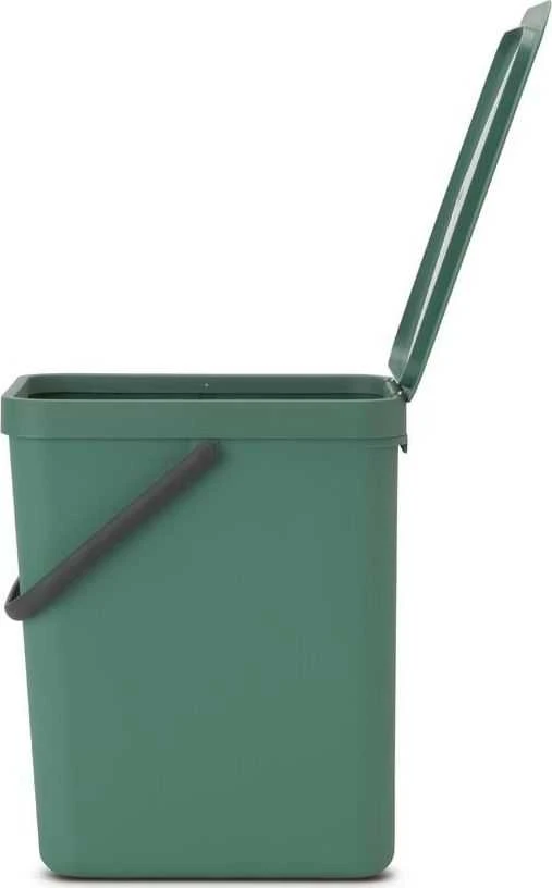 Brabantia „Sorti & Go“ konteineris, 25 l, eglės žalios spalvos