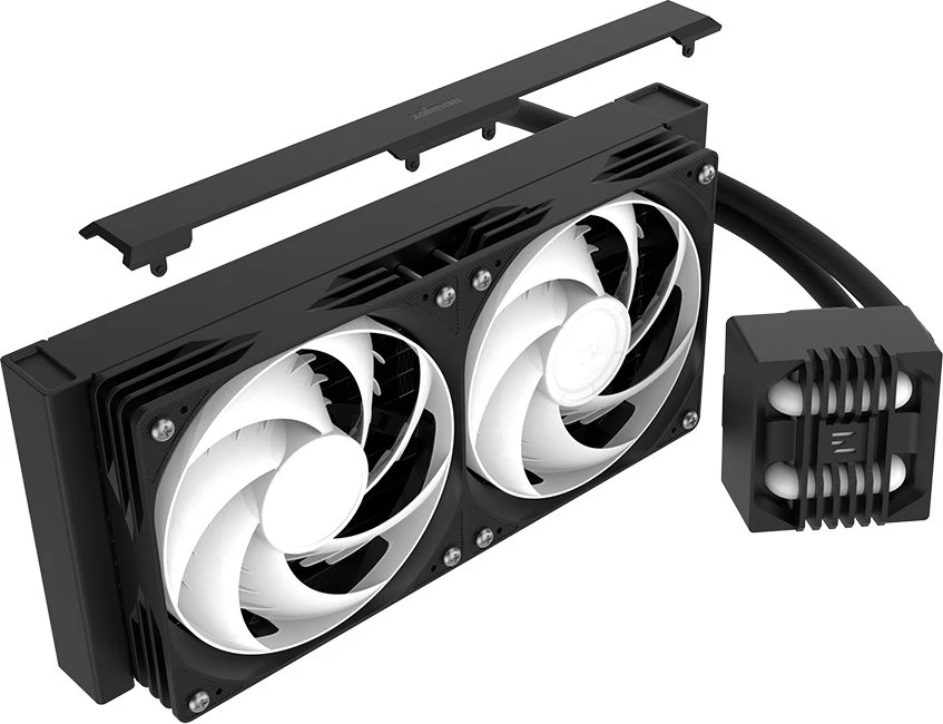 Zalman „Alpha2 se a24 bl 240 mm“ procesoriaus skysčio aušintuvas su vandens aušinimu