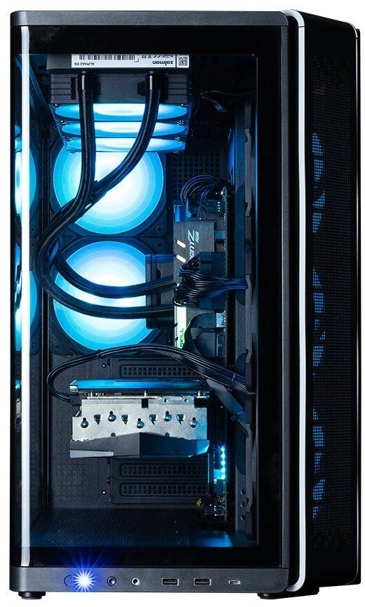 Zalman Obudowa P60 Mid-Tower 5x ARGB fans juoda