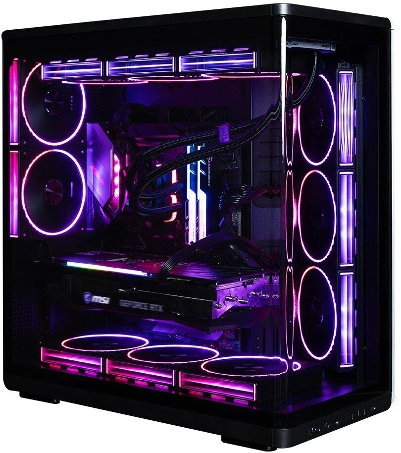 Zalman Obudowa P60 Mid-Tower 5x ARGB fans juoda