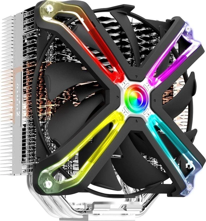 Zalman CNPS17X kompiuterio aušinimo komponentas Procesorius Aušintuvas 14 cm Juoda, Pilka