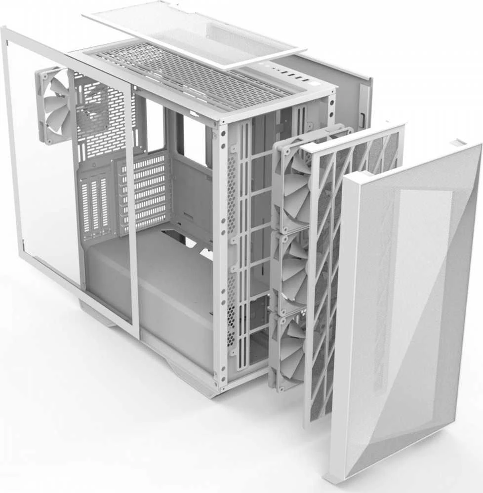 Zalman Z9 Iceberg MS ATX ARGB ventiliatorius x4, baltas