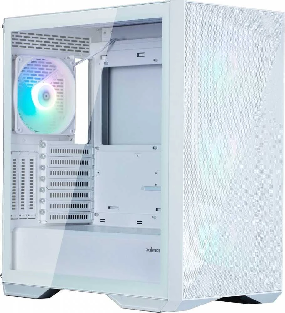 Zalman Z9 Iceberg MS ATX ARGB ventiliatorius x4, baltas