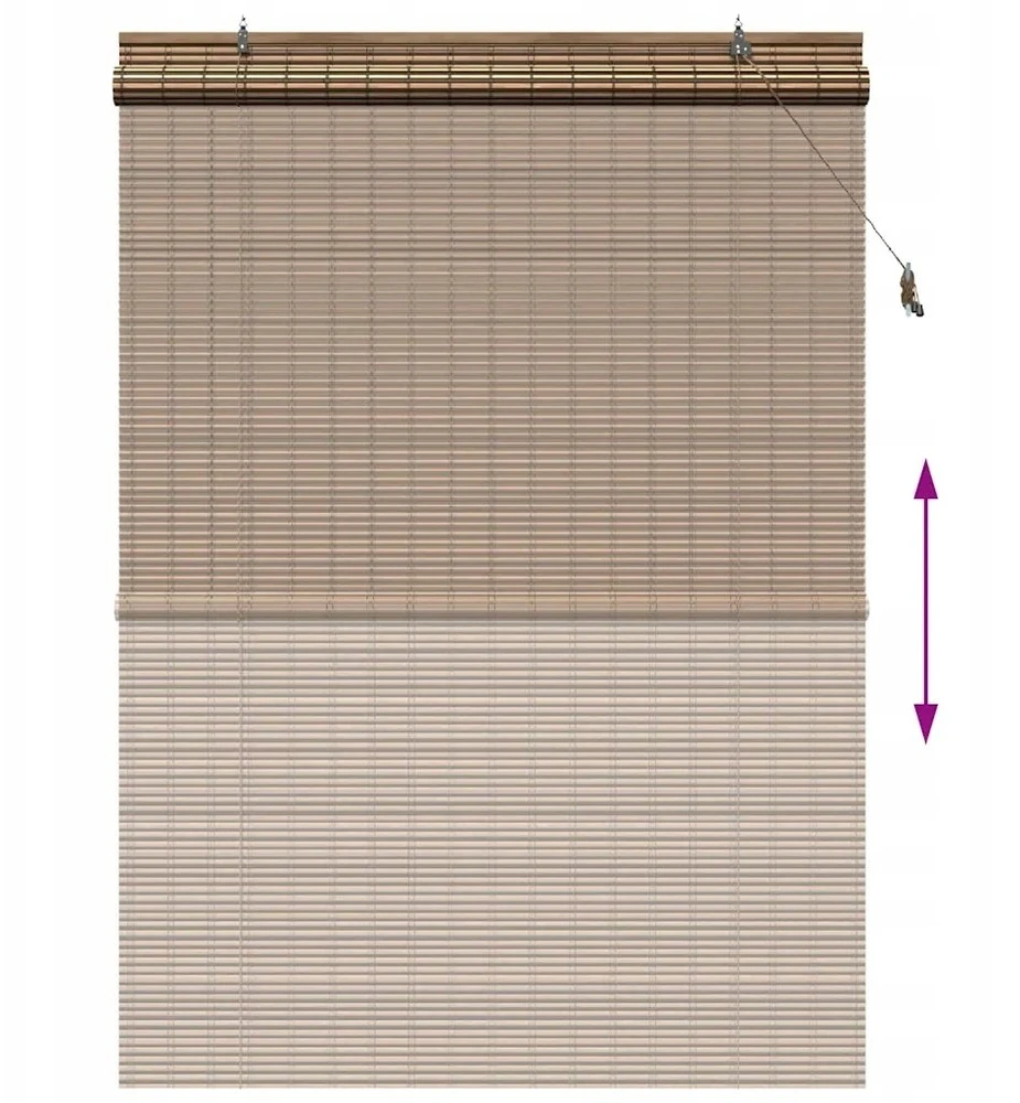 Roletas Ruda 150 x 220 cm Bambukas