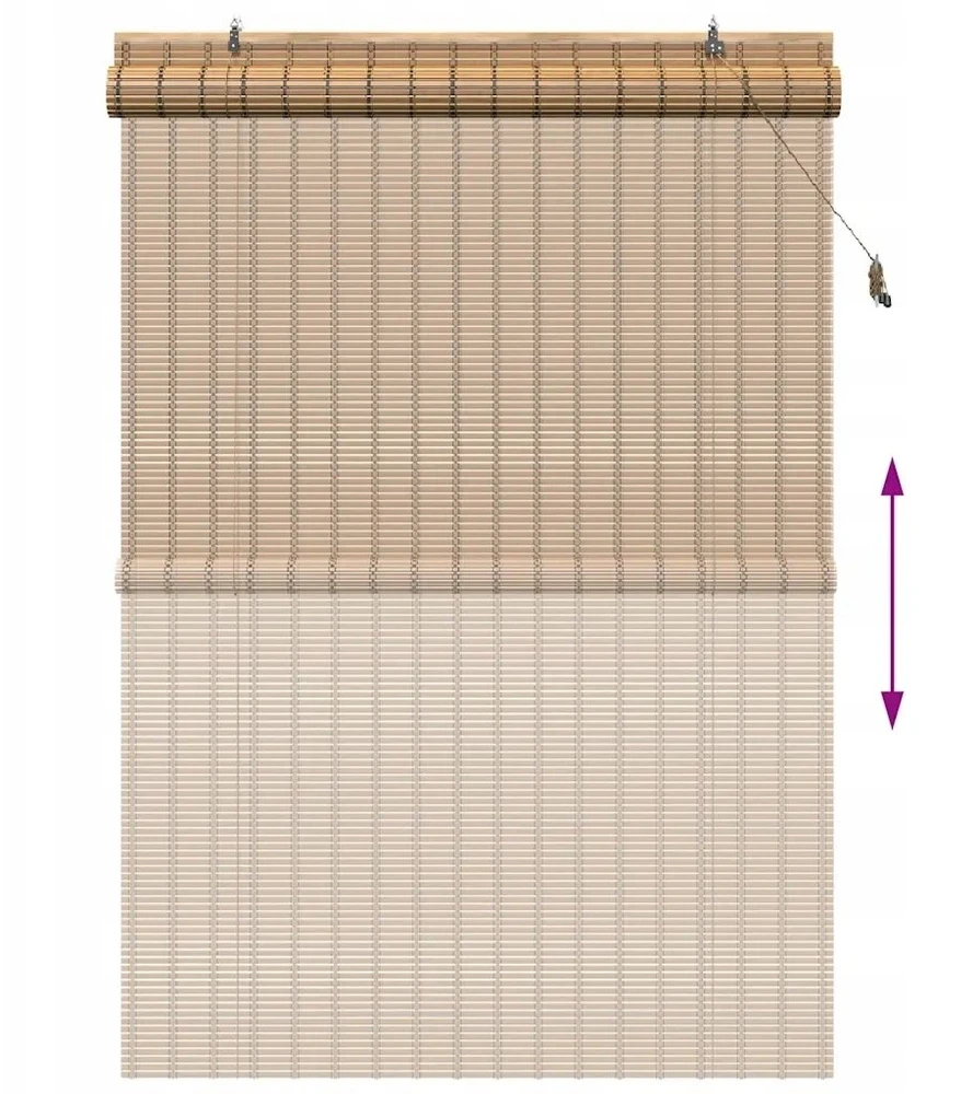 Roletas Gamta 150 x 220 cm Bambukas