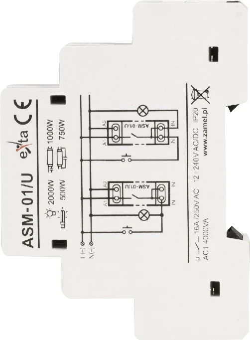 Zamel 12-240V AC / DC ASM-01 / U (EXT10000005)