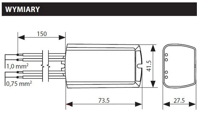 Zamel 14V nuolatinės srovės 8W (ZN-08-14)