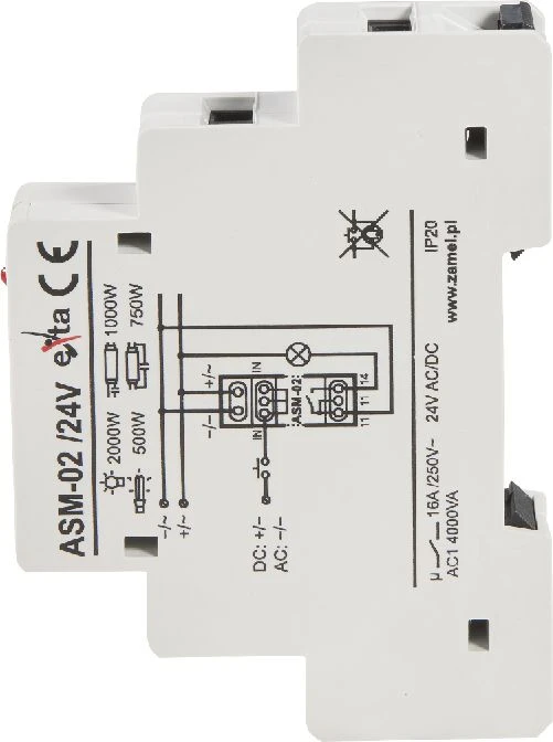 Zamel automatinis laiptų laiptelis 24V AC/DC ASM-02/24V (EXT10000007)