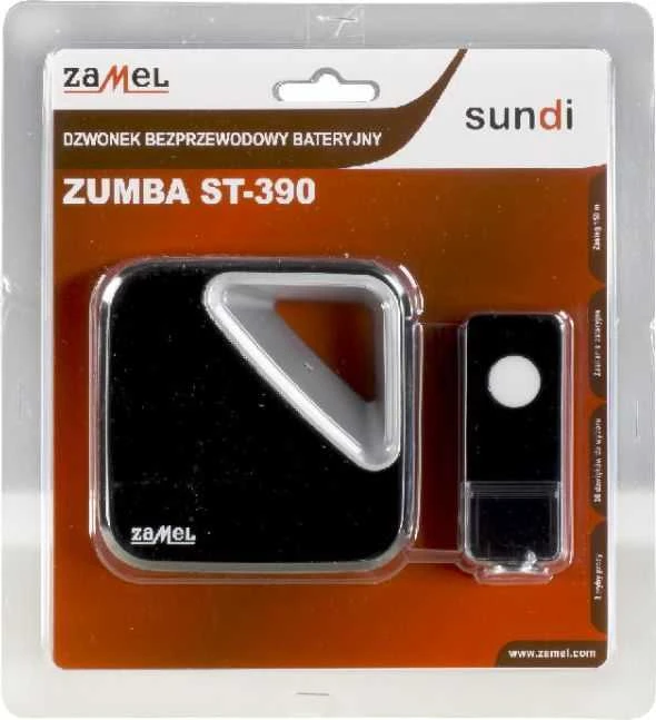 Zamel belaidis durų skambutis ZUMBA ST-390 80dB 36 garsai (SUN10000422)